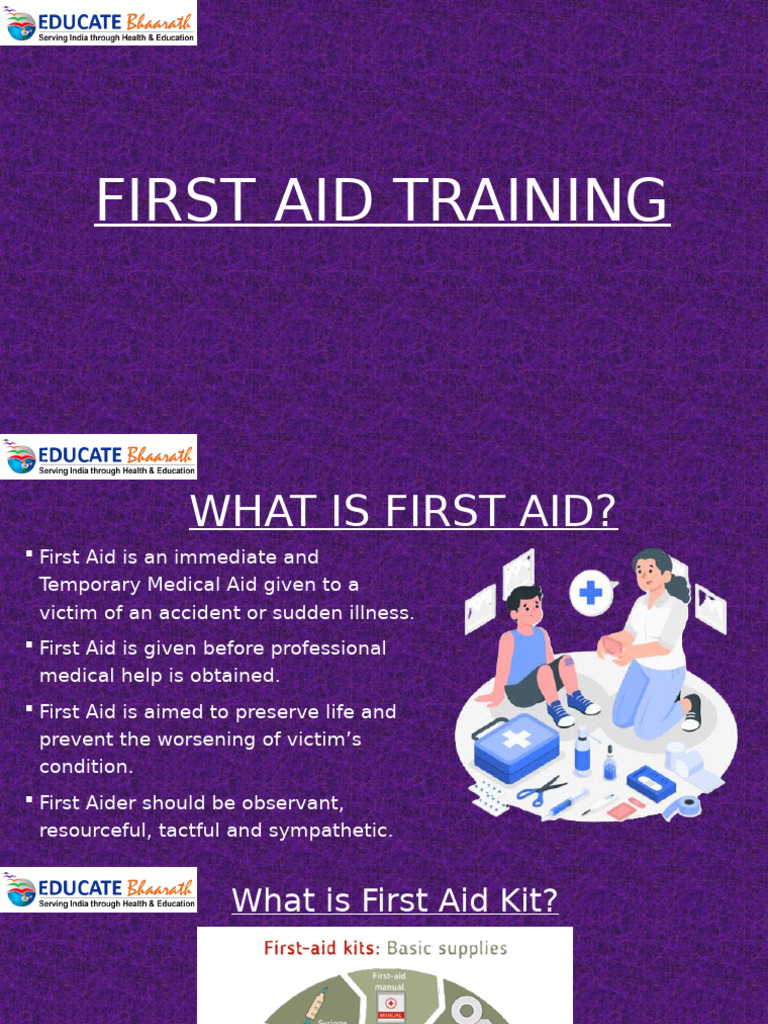 Essential First Aid Training Guide | PDF | Cardiopulmonary ...