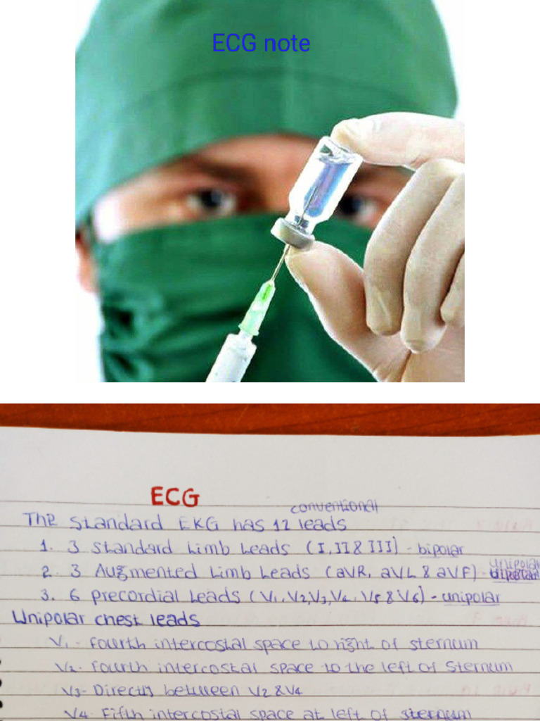 Ecg Note By Dr Messele Pdf Pdf