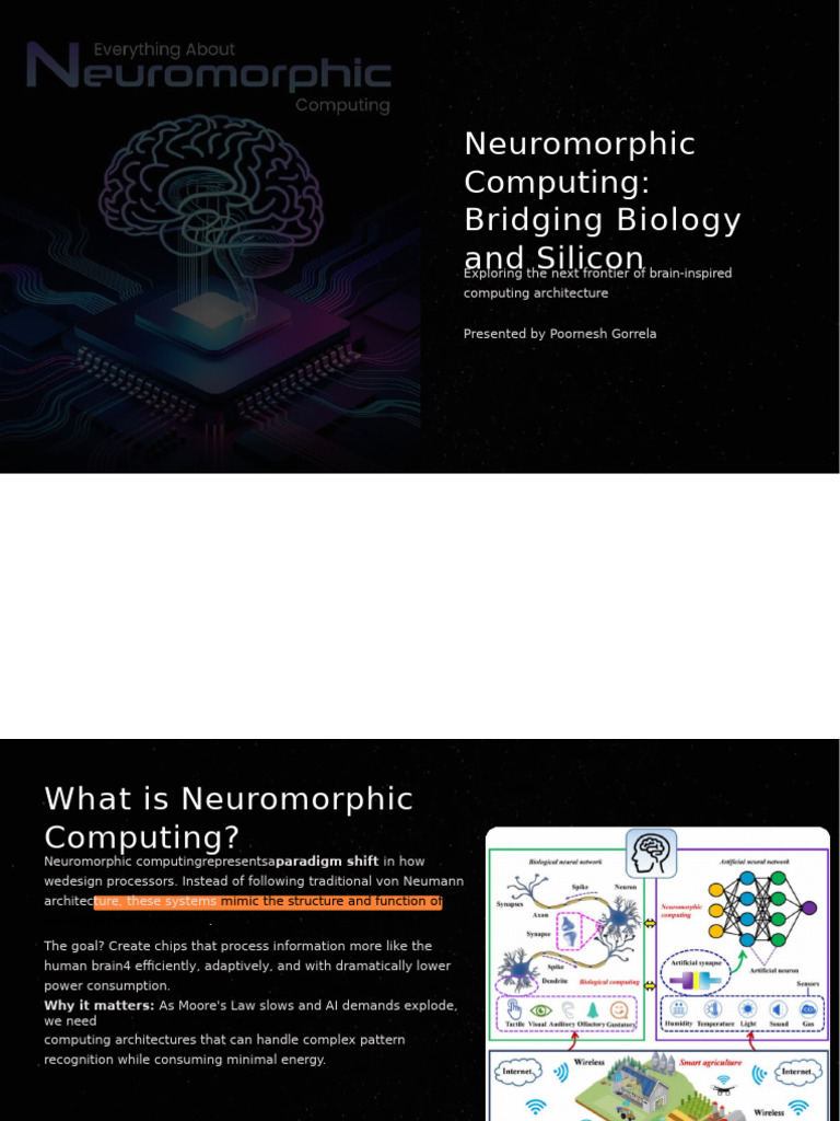 Poornesh Pps Neuromorphic - Computing | PDF | Computer Science ...
