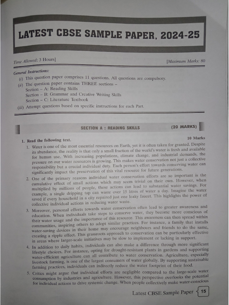 Class 10 Comprehension | PDF