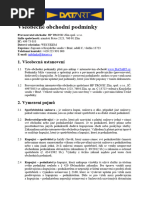 DATART CZ Formular Reklamace | PDF