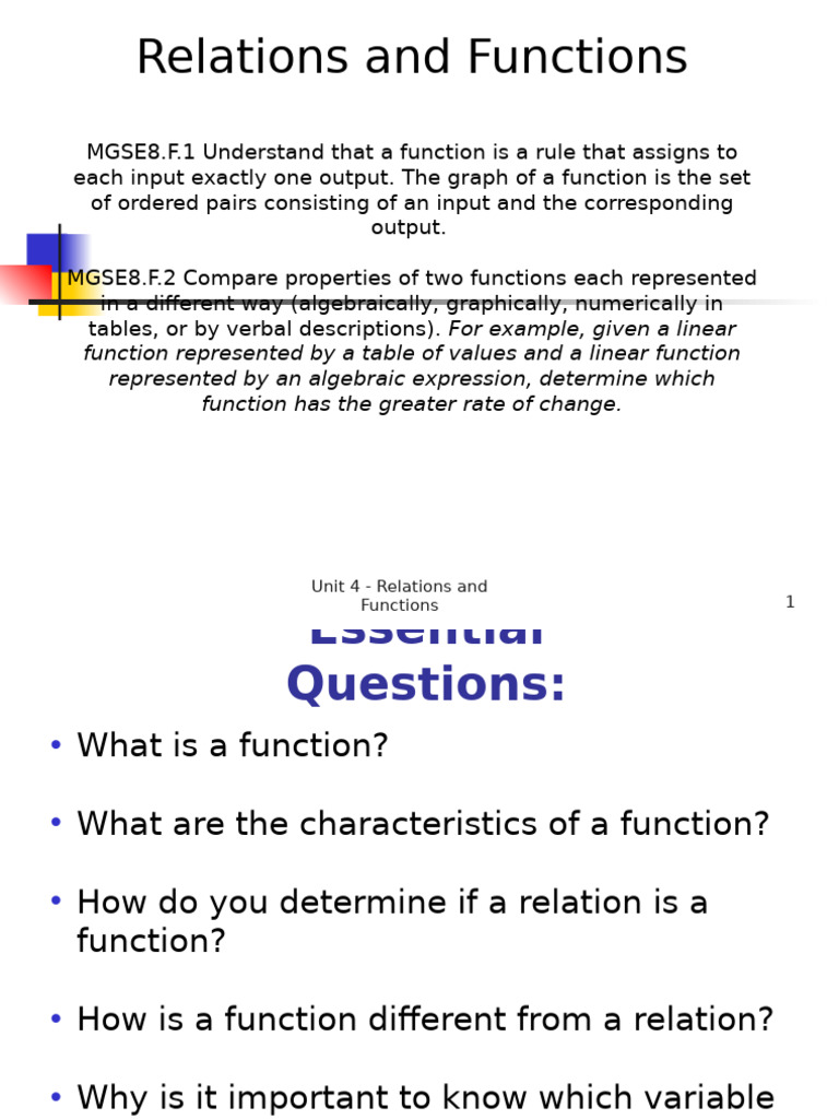 Understanding Functions and Relations | PDF | Function (Mathematics ...