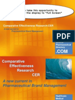 Comparative Effectiveness Research-A New Current in Pharmaceutical Brand Management