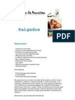 Aprenda a Fazer Salgados - Receitas