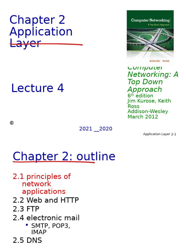 Understanding Application Layer Protocols | PDF | File Transfer ...