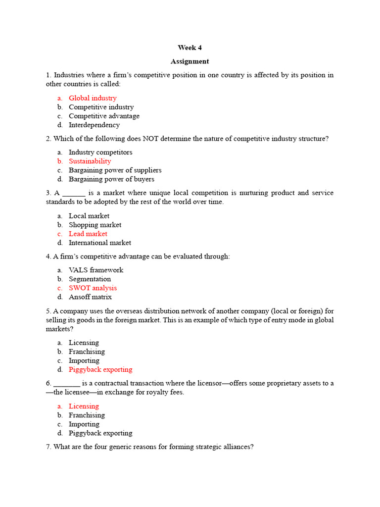Week 4 | PDF