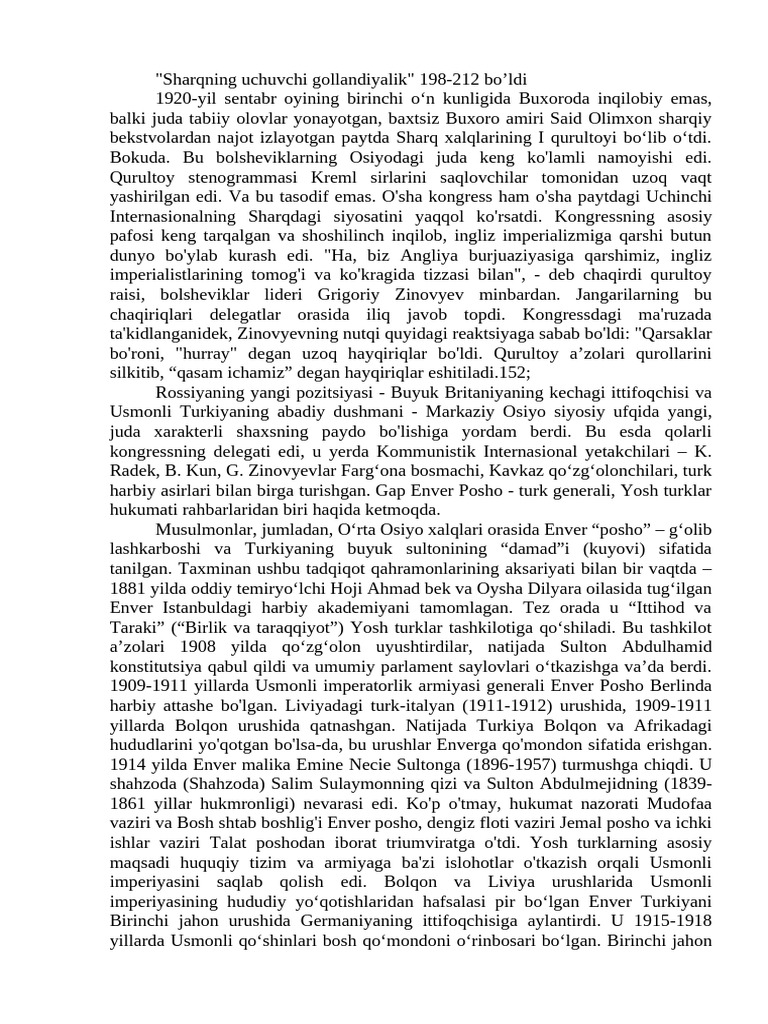 Sharqning Uchuvchi Gollandiyalik 198-212 | PDF
