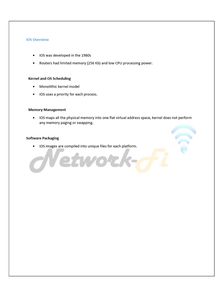 IOS Architecture and Memory Management | PDF
