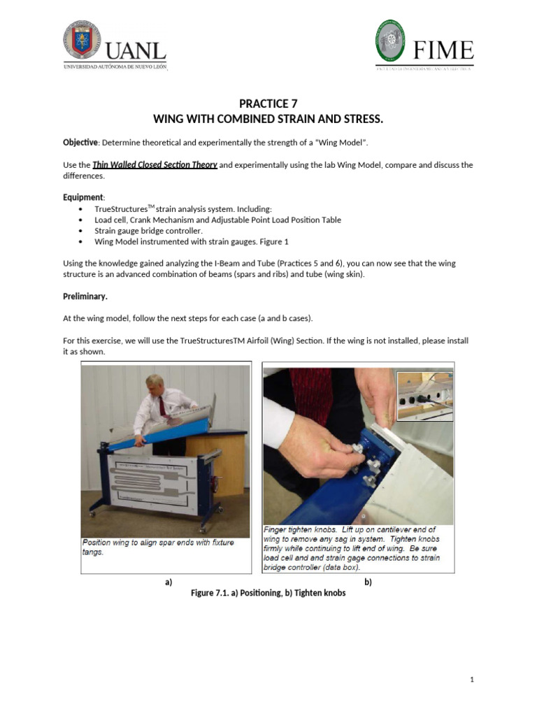 Wing Model Strength Analysis Guide | PDF | Stress (Mechanics ...