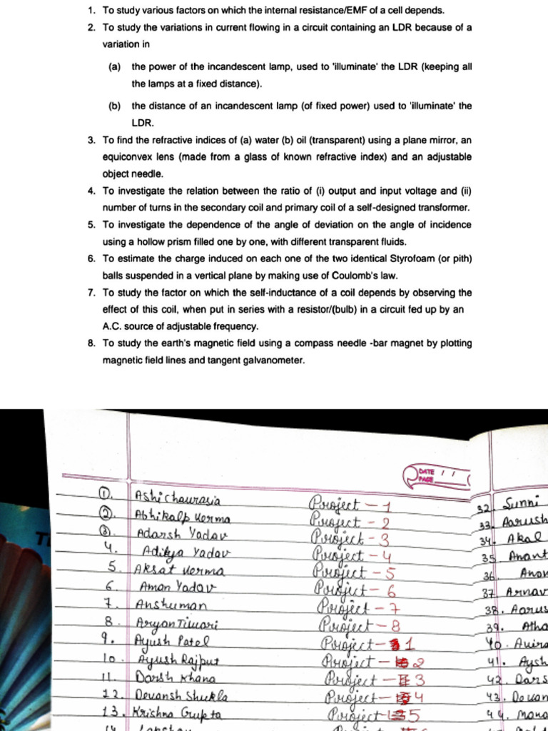 Class 12th A Investigatory File Topic? | PDF