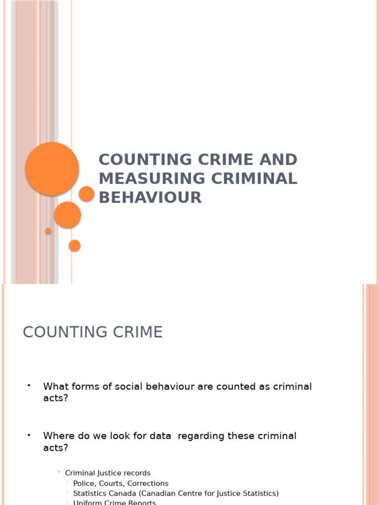 Understanding Crime Measurement Methods | PDF | Crimes | Crime & Violence
