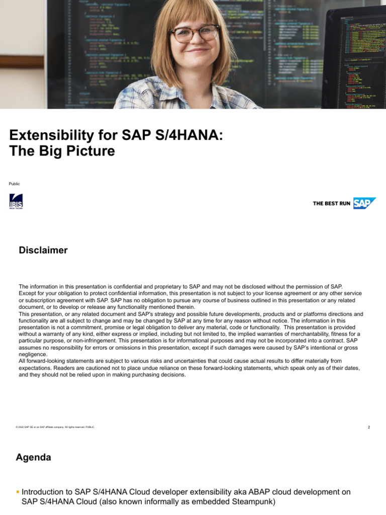 SAP S/4HANA Cloud Extensibility Overview | PDF | Cloud Computing ...