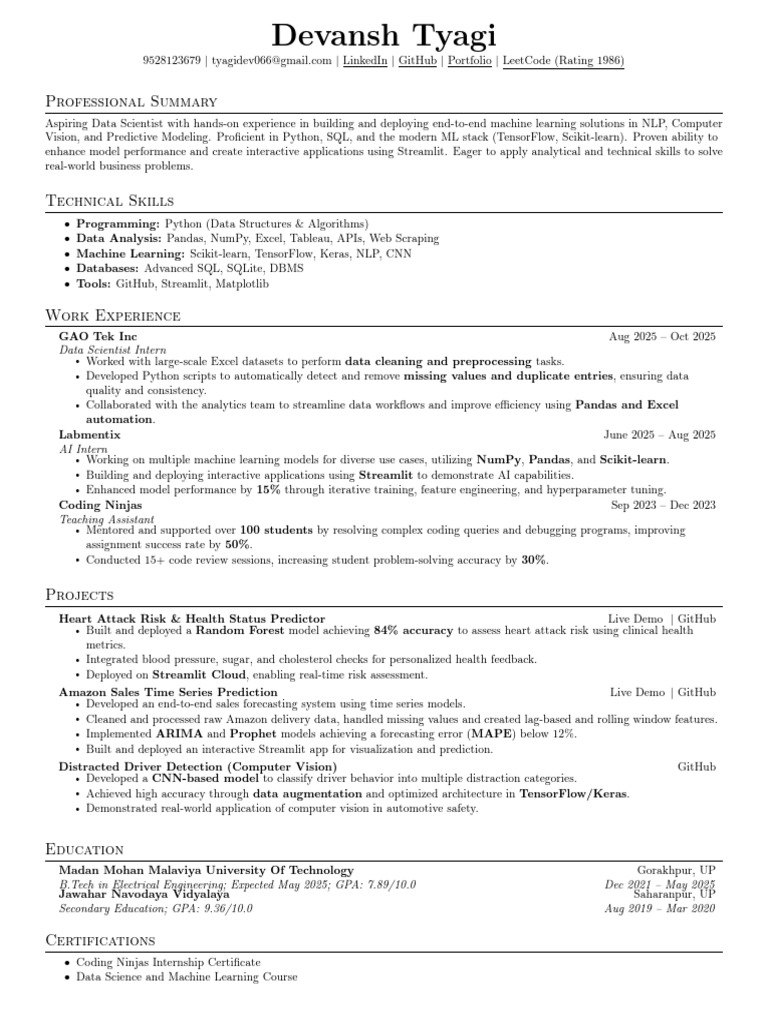 Aspiring Data Scientist Portfolio | PDF | Machine Learning | Databases