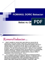 ROMANUL DORIC Balzacian