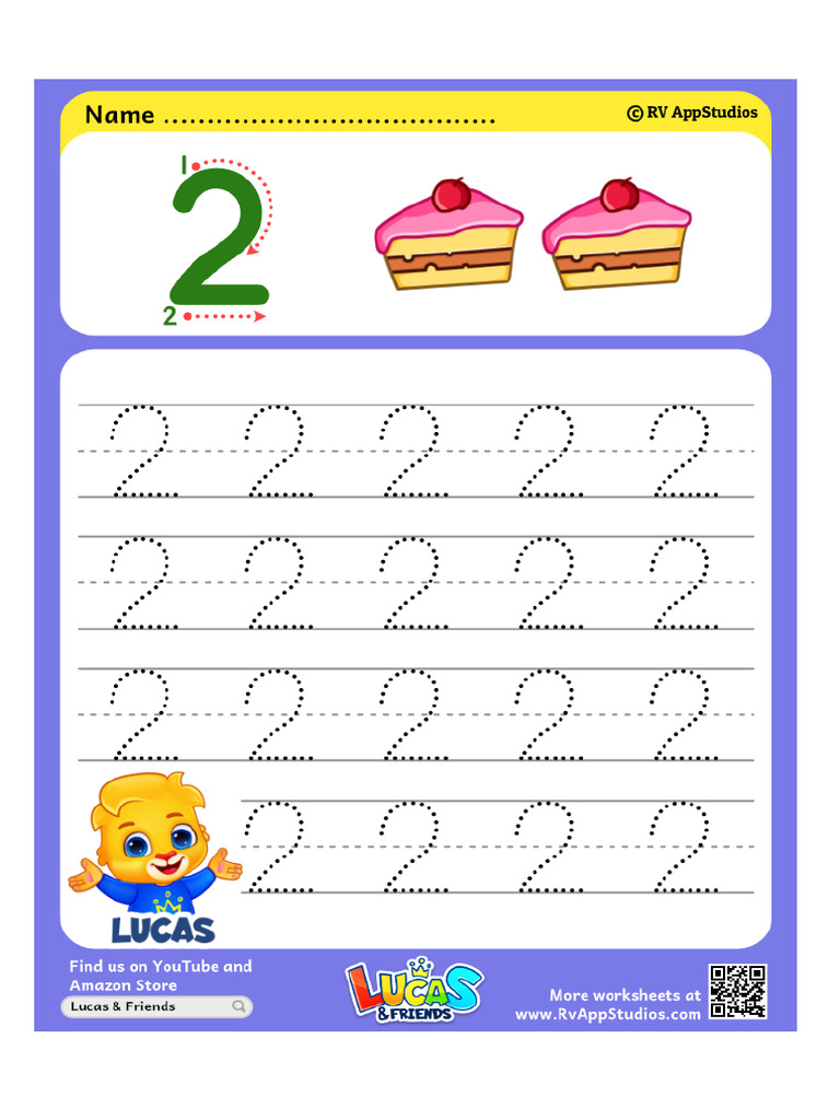 2 Tracing Worksheets | PDF
