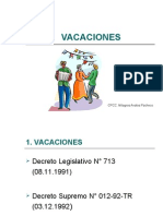 VACACIONES