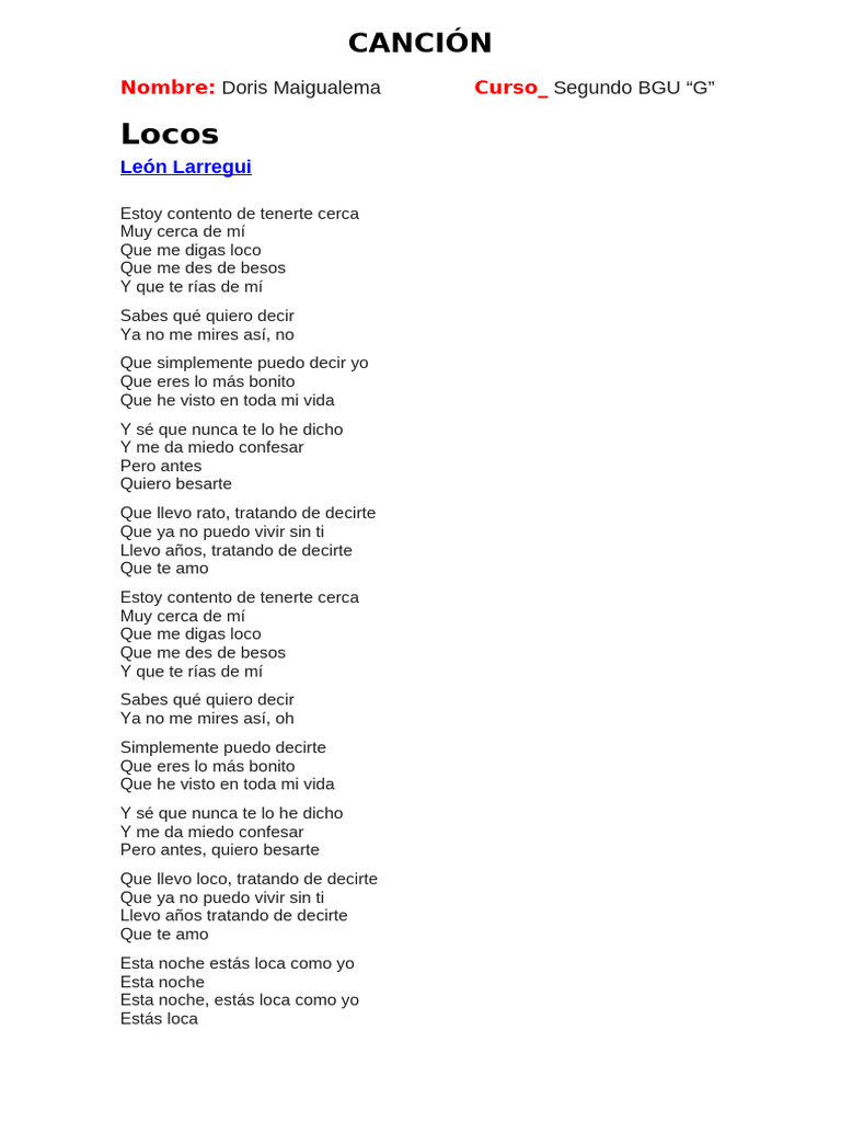 Letra de 