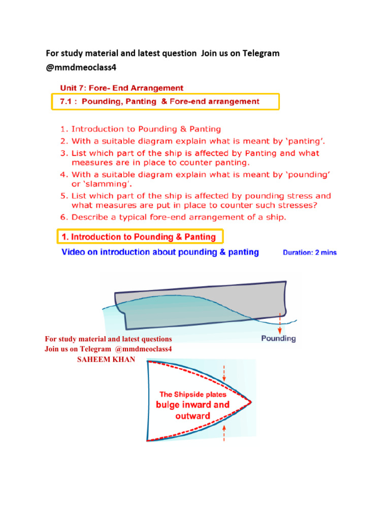 Fore End Arrangement | PDF