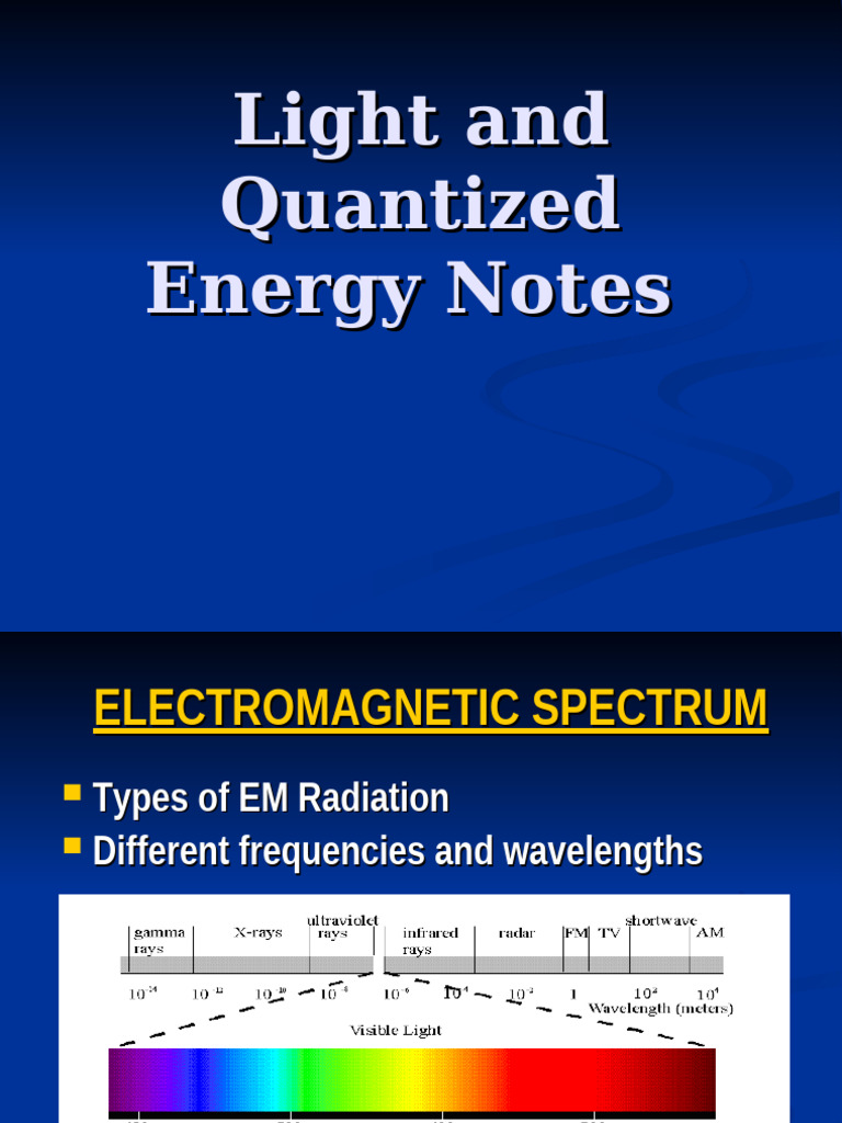 Highest Energy Light and Quanta | PDF | Electromagnetic Spectrum ...