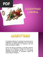 AUSENTISMO LABORAL