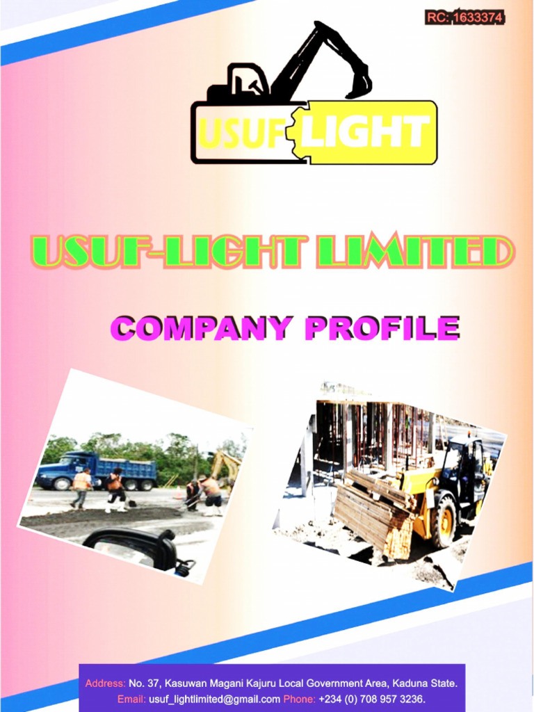 Usuf-Light Profile 2025 | PDF | Dredging