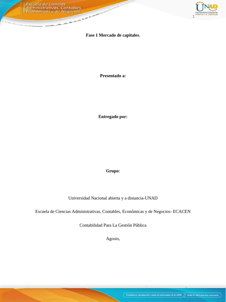 Análisis del Mercado de Capitales en Colombia | PDF | Bolsa | Contabilidad
