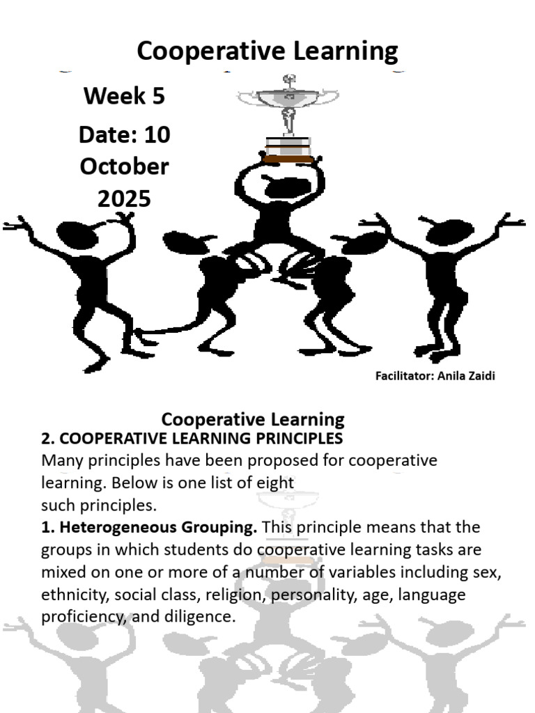 General Methods of Teaching Cooperative Learning | PDF | Lecture ...