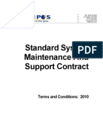 Maintenance Contract Template