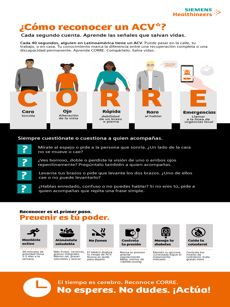 Señales de un ACV: Reconócelo y Actúa | PDF | Enfermedades y trastornos ...