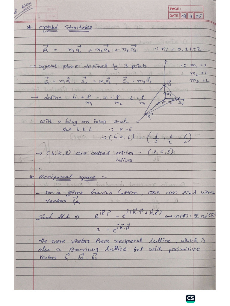 3 Nov Lecture Condensed Physics | PDF