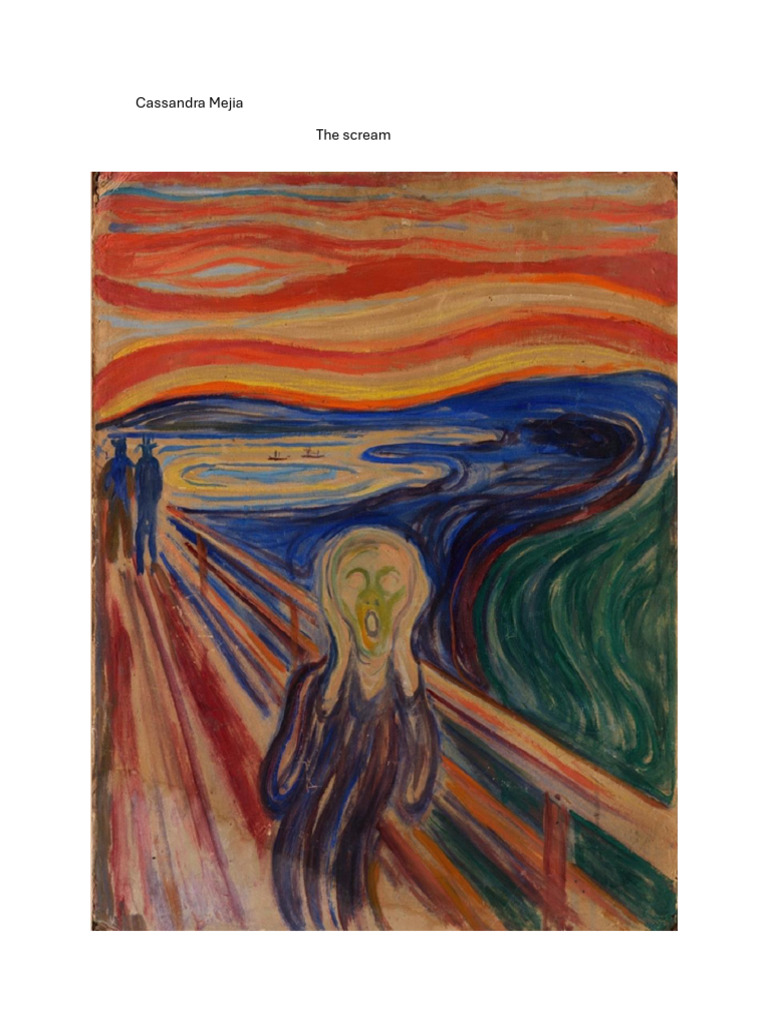 Understanding Edvard Munch's The Scream | PDF