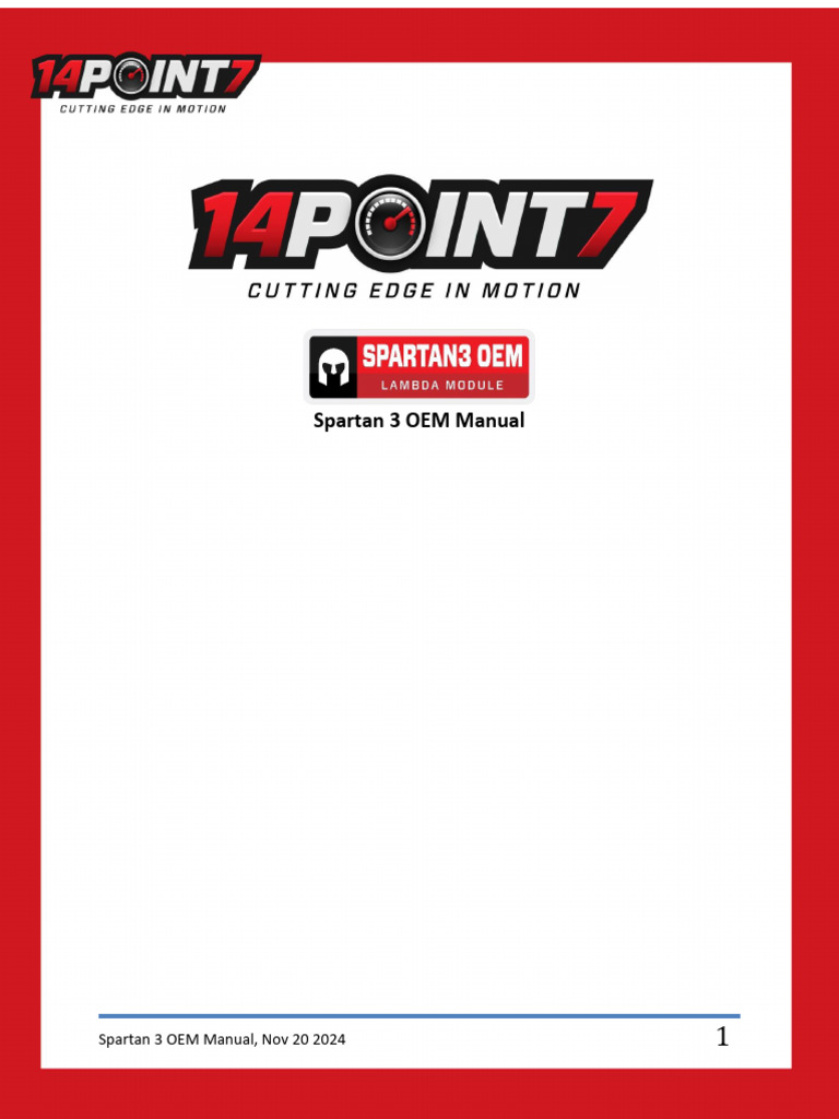 Spartan 3 OEM Manual Overview | PDF | Computer Engineering | Computing