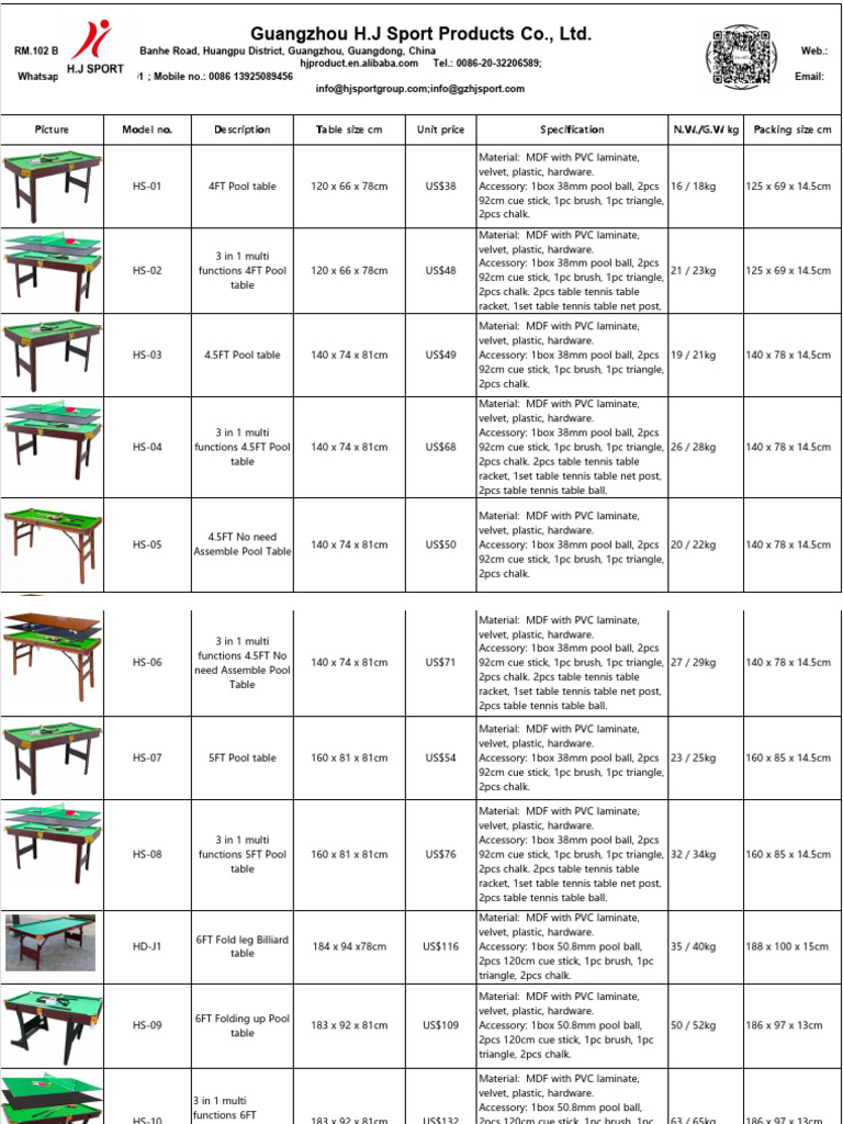 Ready to ship Game Tables china baby and billard game table | PDF ...