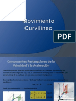 Movimiento de una partícula y descomposición de la aceleración en componentes tangencial y normal