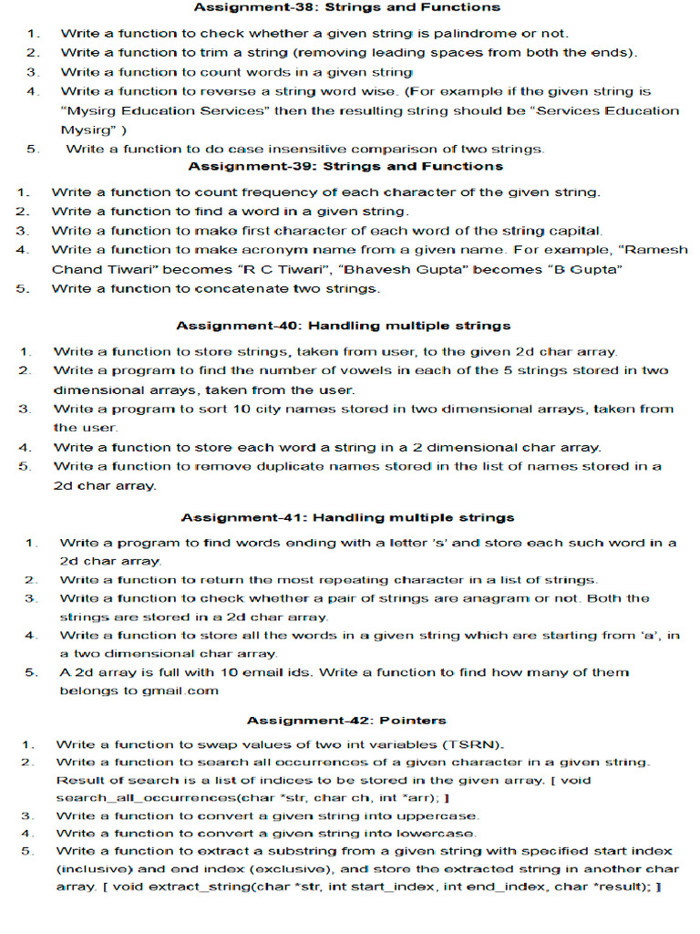 Assignment | PDF