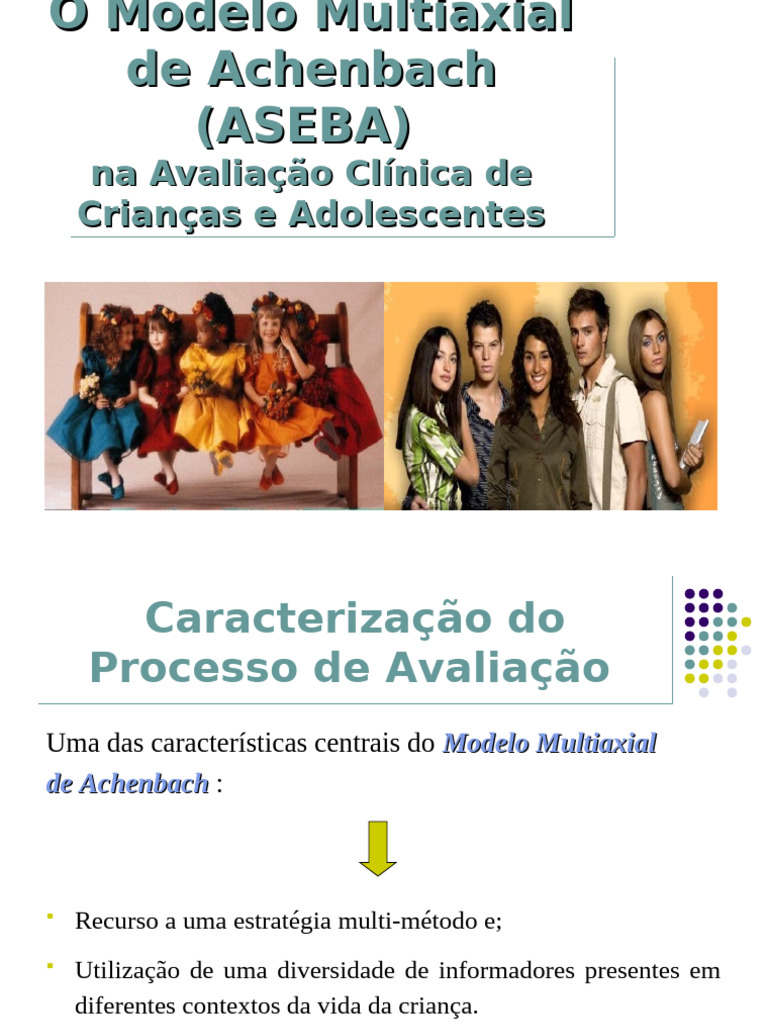 Avaliação Multiaxial de Crianças e Adolescentes | PDF | Comportamento ...