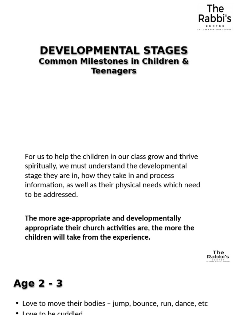 Child Development Milestones Guide | PDF