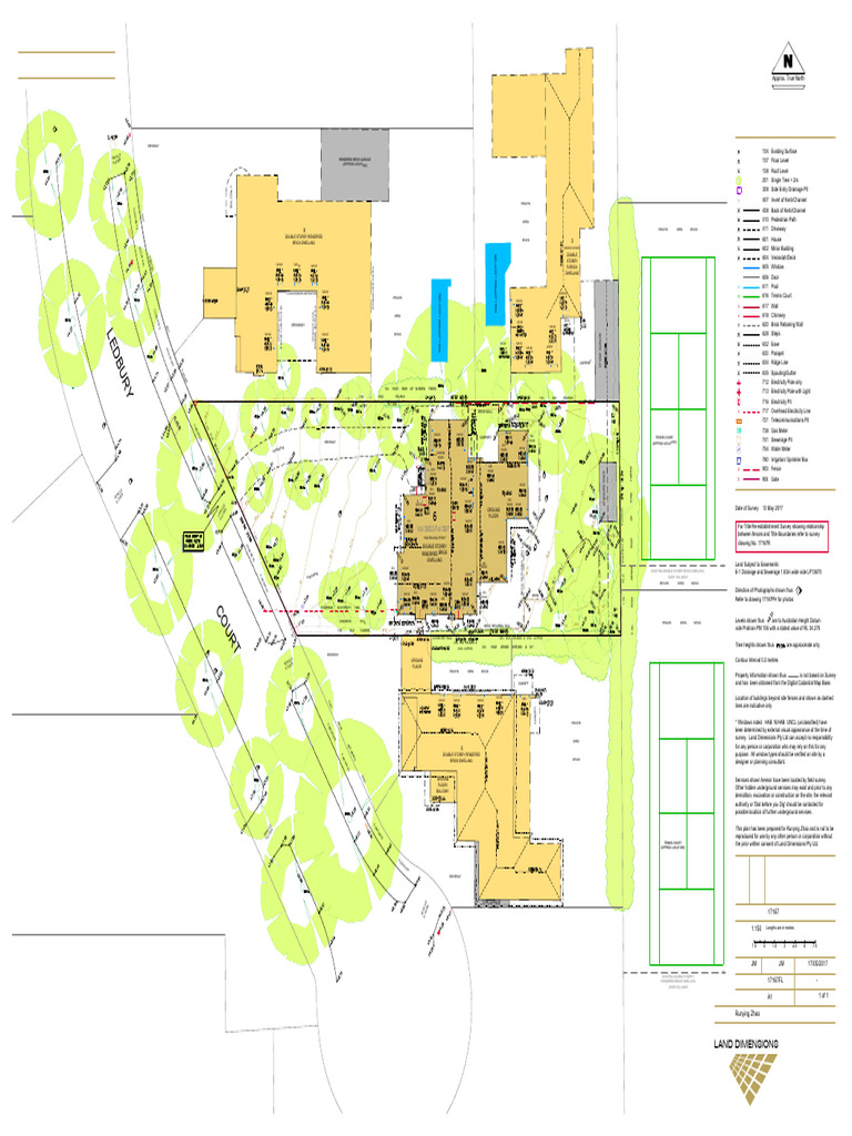 Feature and Level Survey Plan | PDF | Architectural Elements | Building ...