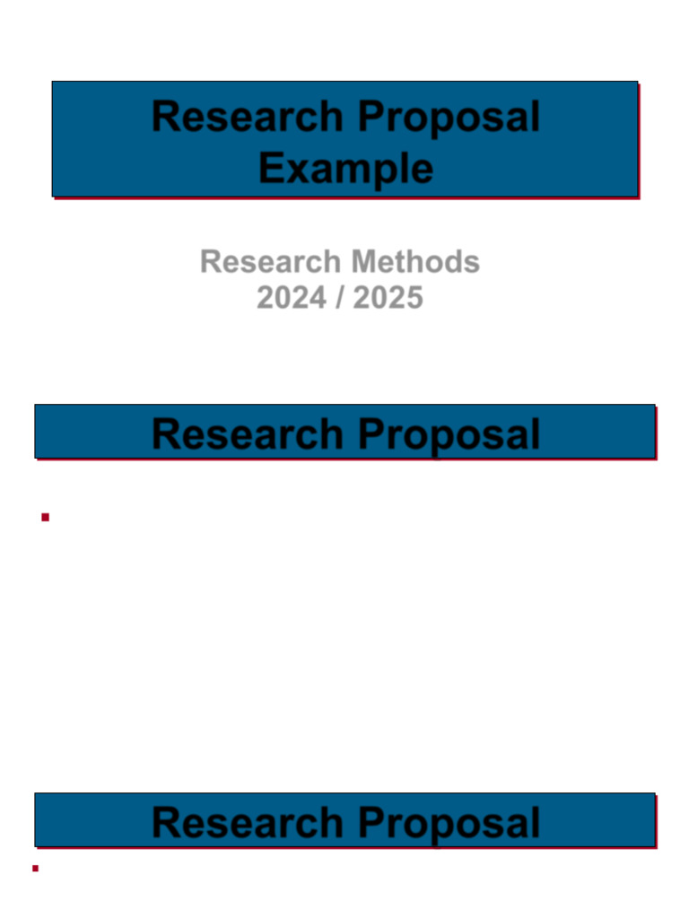 Comprehensive Research Proposal Guide | PDF | Methodology | Psychology