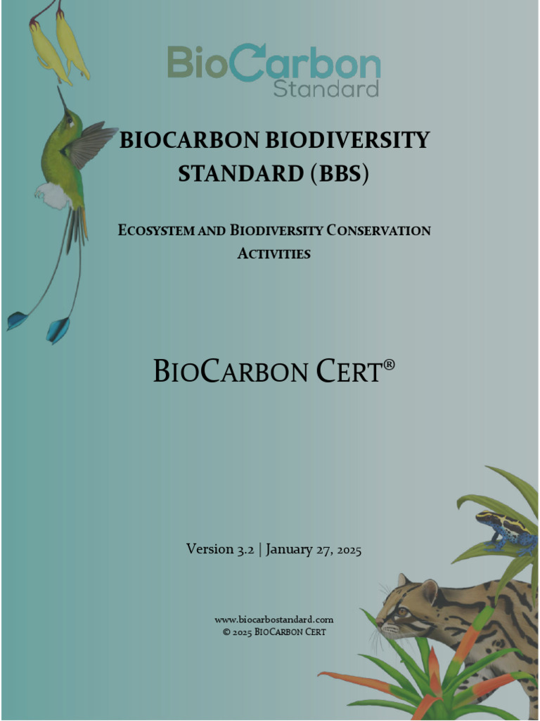 BCR Biodiversity Standard | PDF | Conservation Biology | Biodiversity