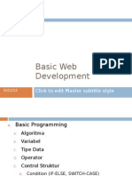 Basic Web Development