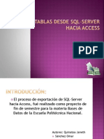 Exportar Tablas Desde SQL-Server Hacia Access