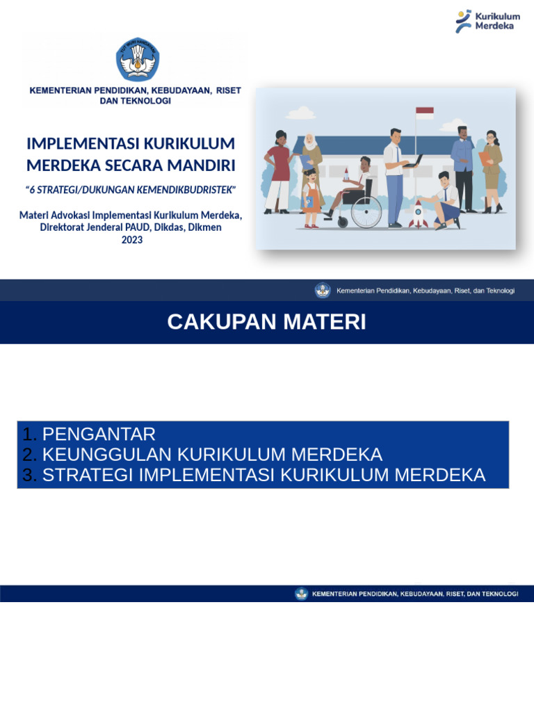 6 Strategi Implementasi Kurikulum Merdeka | PDF