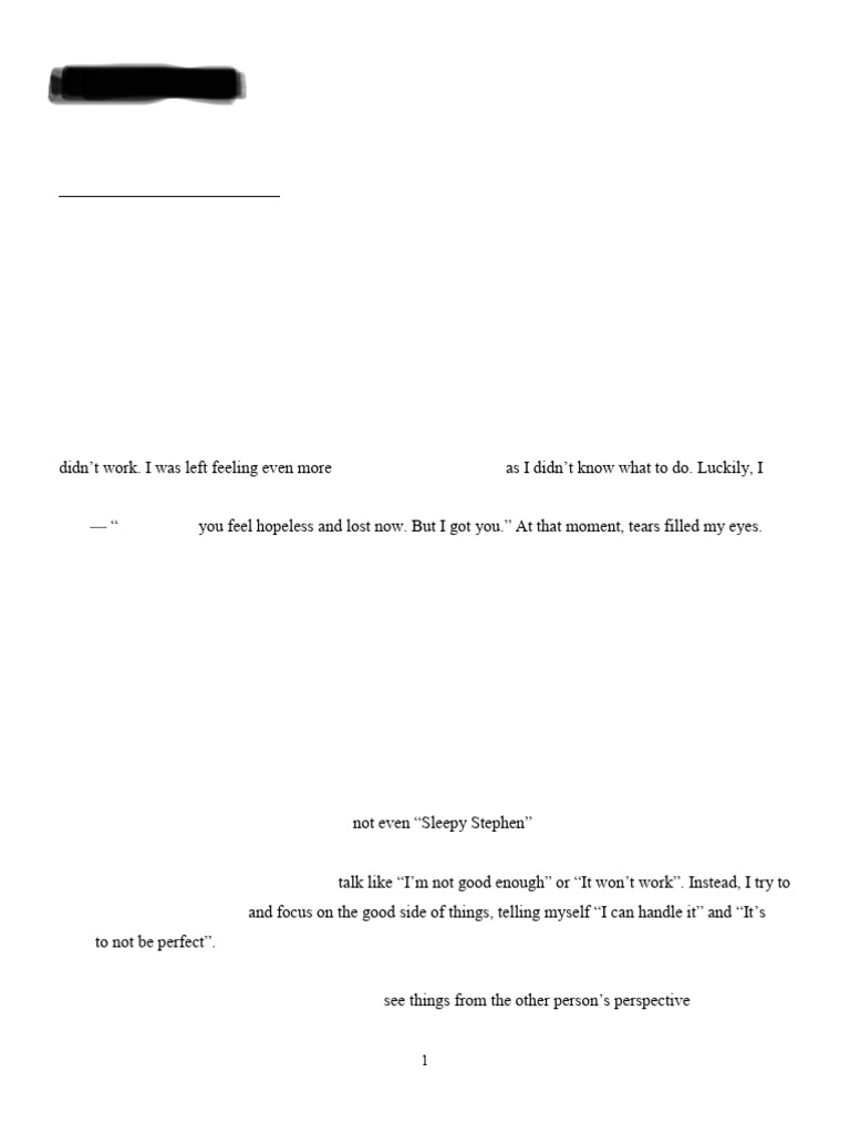 2425 S3 Form Test 1 Past Paper Excerpt | PDF
