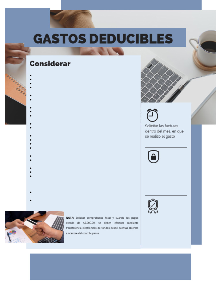 Gastos Deducibles y Facturación 2023 | PDF