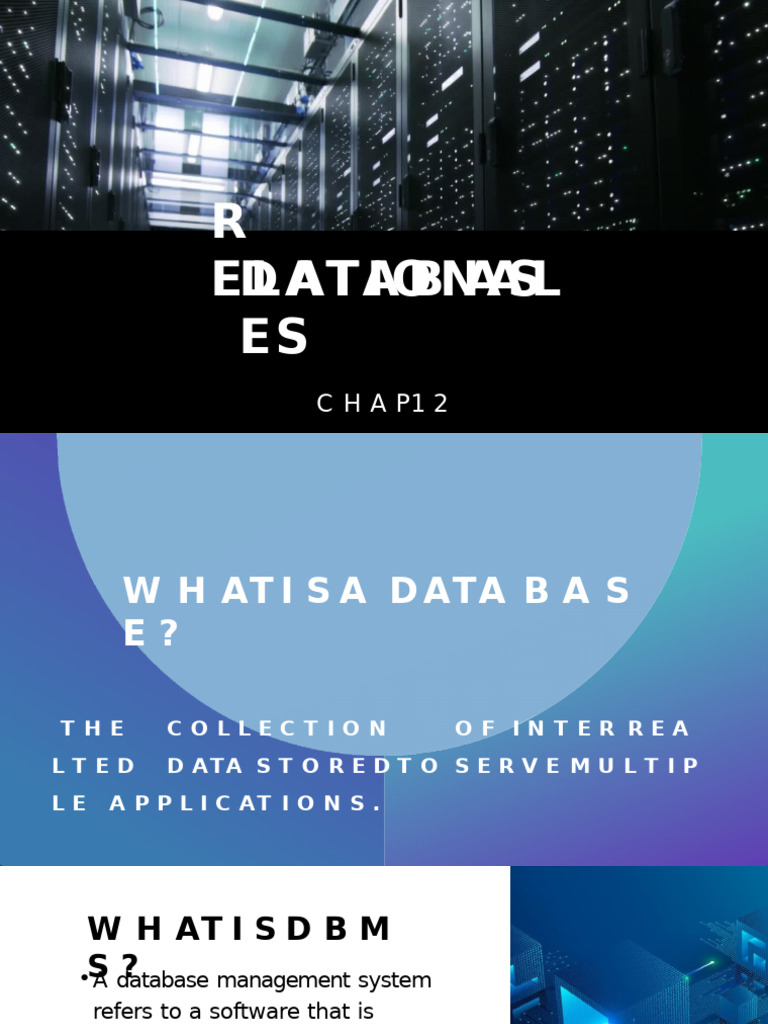 Understanding Relational Databases and SQL | PDF | Relational Database ...