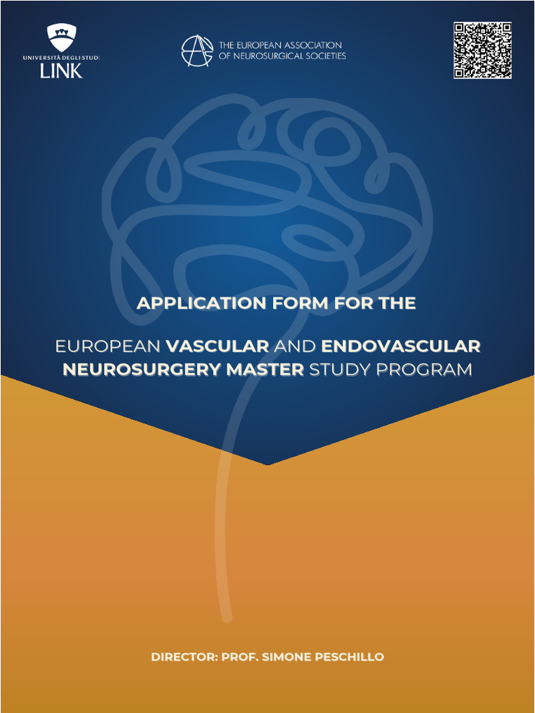 Neurosurgery Master Program Application | PDF | Neurosurgery ...