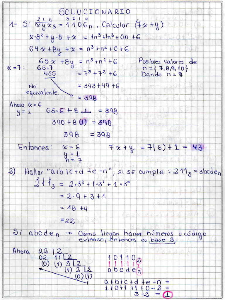 Solucionario 3er Parcial Mat | PDF