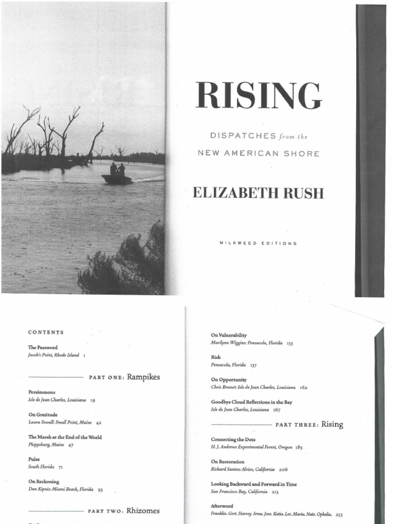 Rush Excerpts | PDF | Marsh | Sea
