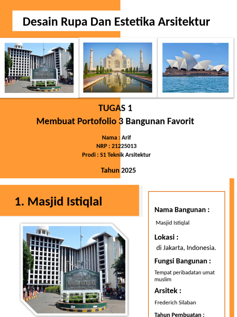 TUGAS 1 Desain Rupa Dan Estetika Arsitektur Portofolio 3 Bangunan ...